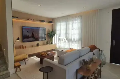 Casa em condomínio à venda 208,79m² com 3 suítes e 2 vagas em swiss park, campinas.