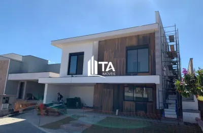 Casa em condomínio à venda 267.17m² com 4 suítes no loteamento alphaville campinas.