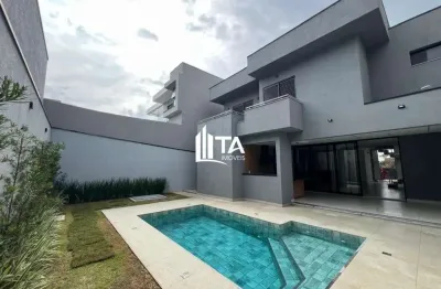 Casa em condomínio fechado no swiss park com 4 suítes 4 vagas em campinas.