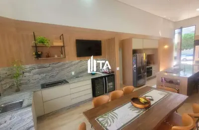Casa em condomínio à venda 230m² com 4 suítes 5 vagas em campinas - swiss park.
