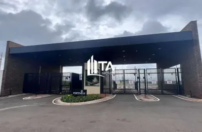 Terreno à venda 300m² em condomínio portoville parque betel residencial em paulínia.