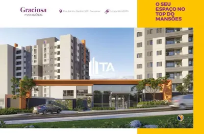 Apartamento à venda 66m² com 2 ou 3 quartos 1 suíte 1 vaga no mansões santo antônio em campinas.