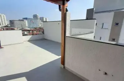 Cobertura com 2 dormitórios à venda, 90 m² - vila são pedro - santo andré/sp