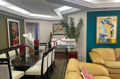 Apartamento com 4 dormitórios à venda, 130 m² - vila assunção - santo andré/sp