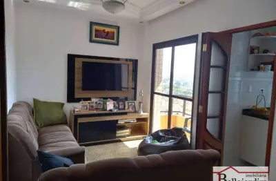 Apartamento com 3 dormitórios à venda, 84 m² - vila scarpelli - santo andré/sp