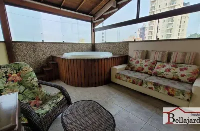 Cobertura com 2 dormitórios à venda, 230 m² - bairro campestre - santo andré/sp