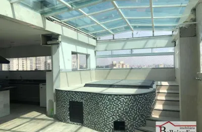Cobertura com 2 dormitórios para alugar, 198 m² - campestre - santo andré/sp