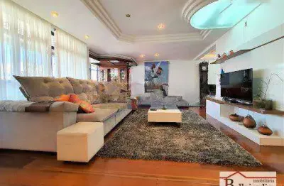 Apartamento com 4 dormitórios à venda, 263 m² - bairro jardim - santo andré/sp