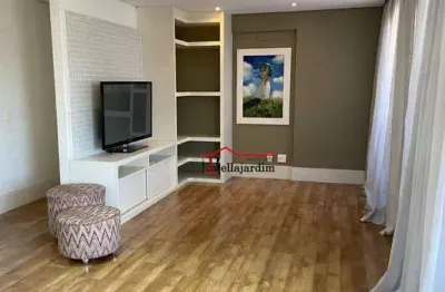 Apartamento com 3 dormitórios para alugar, 128 m² - centro - santo andré/sp