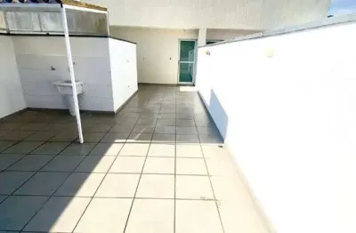Cobertura com 2 dormitórios à venda, 84 m² - bairro jardim santo andré - santo andré/sp