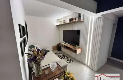 Apartamento com 3 dormitórios à venda, 82 m²- jardim - santo andré/sp