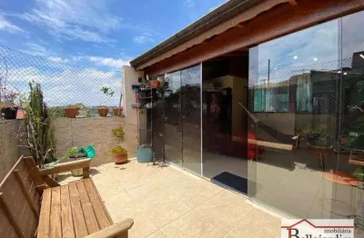 Cobertura com 2 dormitórios à venda, 102 m² - vila pires - santo andré/sp