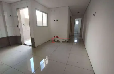 Apartamento com 2 dormitórios à venda, 56 m² - vila valparaíso - santo andré/sp