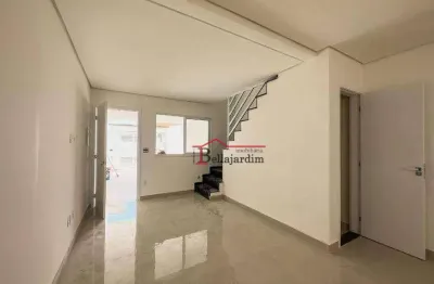 Sobrado com 3 dormitórios à venda, 122 m² - bairro vila homero thon - santo andré/sp