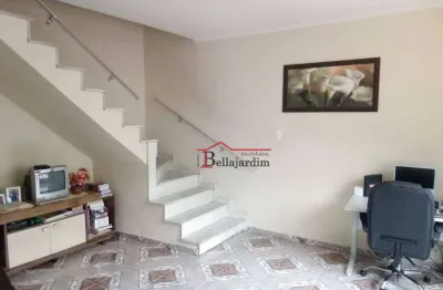 Sobrado com 3 dormitórios à venda, 200 m² - santa maria - são caetano do sul/sp