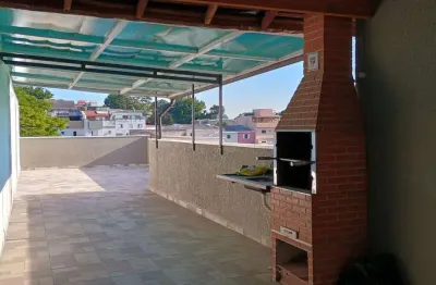 Cobertura com 3 dormitórios para alugar, 150 m² - vila eldízia - santo andré/sp