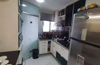 Apartamento com 2 dormitórios à venda, 48 m² - vila palmares - santo andré/sp