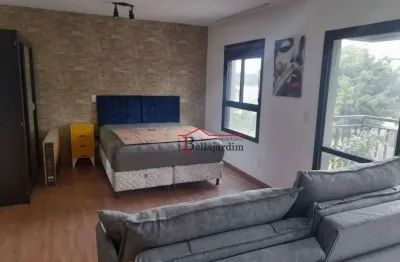 Studio com 1 dormitório à venda, 42m² - bairro campestre - santo andré/sp