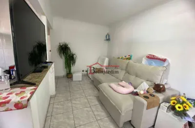 Apartamento com 2 dormitórios à venda, 75 m² - centro - santo andré/sp