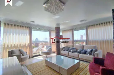 Apartamento com 3 dormitórios para alugar, 169 m²  -bairro jardim - santo andré/sp