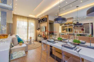 Apartamento com 2 dormitórios à venda, 70 m² - parque das nações - santo andré/sp