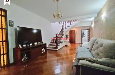 Sobrado com 4 dormitórios à venda, 319 m² - vila valparaíso - santo andré/sp