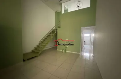 Salão para alugar, 218 m² - bairro jardim - santo andré/sp