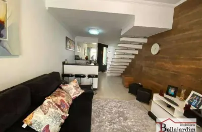 Sobrado com 3 dormitórios à venda, 111 m² - vila linda - santo andré/sp