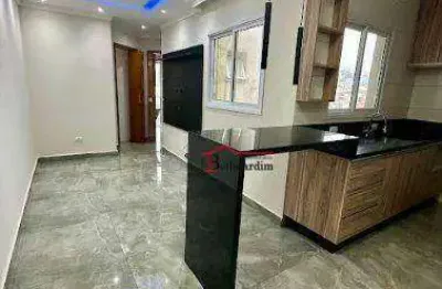 Cobertura com 2 dormitórios à venda, 74 m² - bairro jardim santo andré - santo andré/sp