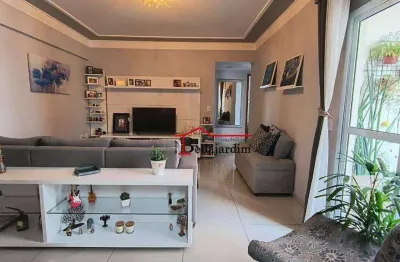 Apartamento com 3 dormitórios à venda, 88 m² - vila valparaíso - santo andré/sp