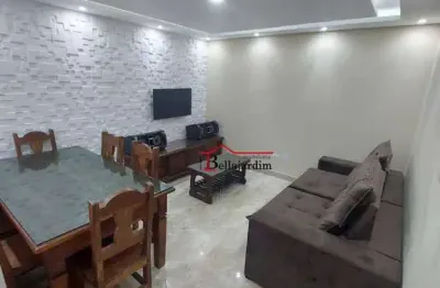 Cobertura com 3 dormitórios, 124 m² - venda ou aluguel - vila scarpelli - santo andré/sp