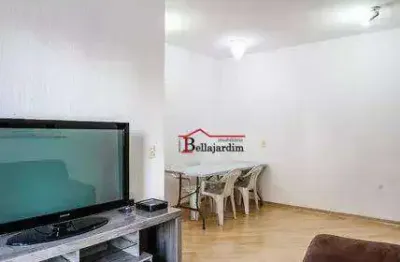 Apartamento com 1 dormitório à venda, 57 m² - bairro vila assunção - santo andré/sp