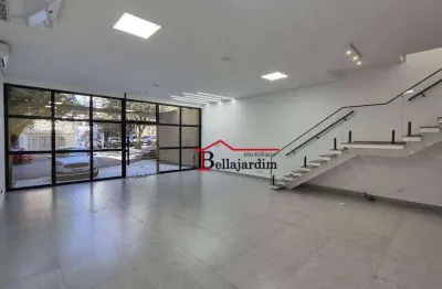 Salão para alugar, 215 m² - bairro jardim - santo andré/sp