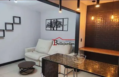 Apartamento com 1 dormitório à venda, 48 m² - bairro barcelona - são caetano do sul/sp