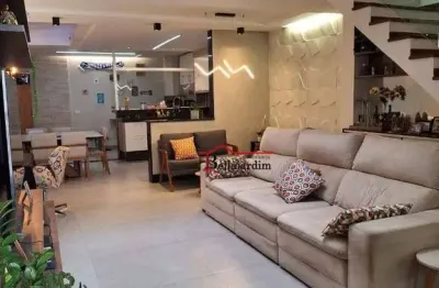 Sobrado com 4 dormitórios à venda, 163 m² - vila alpina - santo andré/sp