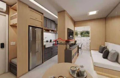 Apartamento com 2 dormitórios à venda, 43 m²  - campestre - santo andré/sp