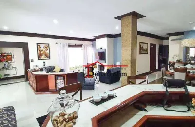 Casa com 3 dormitórios para alugar, 384 m² - vila bastos - santo andré/sp