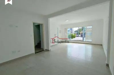 Sobrado com 3 dormitórios para alugar, 188 m² - bairro jardim - santo andré/sp