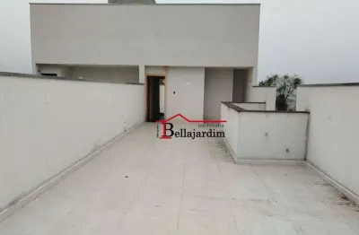 Cobertura com 2 dormitórios à venda, 130 m² - vila assunção - santo andré/sp