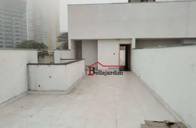 Cobertura com 2 dormitórios à venda, 130 m² - vila assunção - santo andré/sp