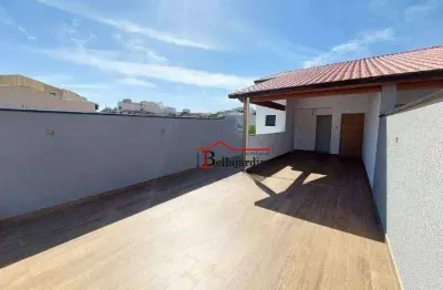 Cobertura com 2 dormitórios à venda, 100 m² - bairro campestre - santo andré/sp