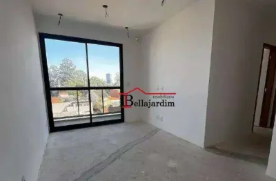 Apartamento com 2 dormitórios à venda, 59 m²- vila alpina - santo andré/sp