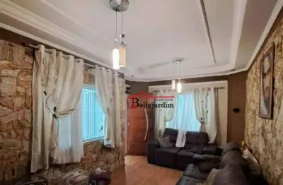 Sobrado com 3 dormitórios à venda, 245 m² - parque são vicente - mauá/sp