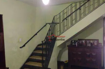 Sobrado com 3 dormitórios à venda, 176 m² - casa branca - santo andré/sp