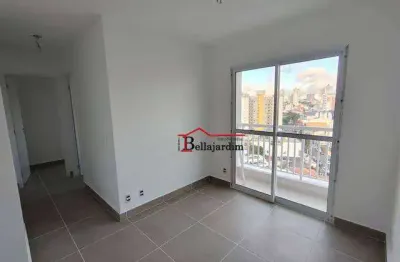 Apartamento com 2 dormitórios para alugar, 50m² - bairro parque das nações - santo andré/sp