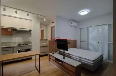 Apartamento com 1 dormitório para alugar, 30 m²- jardim - santo andré/sp