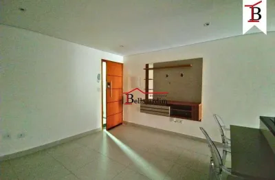 Apartamento com 2 dormitórios para alugar, 60m² - bairro campestre - santo andré/sp