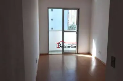 Apartamento com 3 dormitórios para alugar, 60m² - bairro vila valparaíso - santo andré/sp