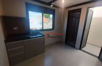 Studio com 1 dormitório para alugar, 20m² - bairro  bangu - santo andré/sp