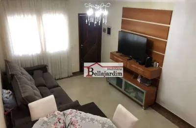 Sobrado com 2 dormitórios à venda, 148m²  -bairro vila alzira - santo andré/sp